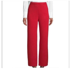 St. John Separates Women's Red Elastic Waist Activewear Pant Size 10